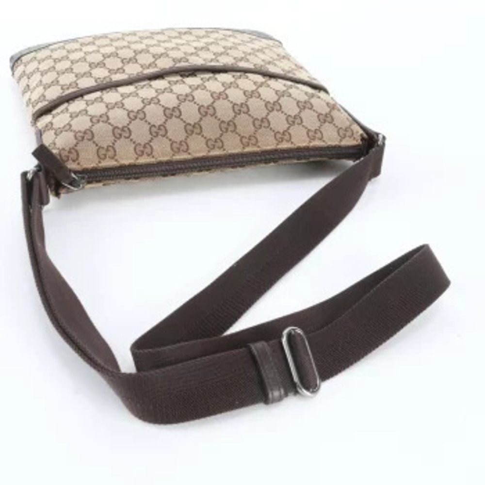 Gucci bag GG shoulder tote canvas crossbody leather messenger business Black